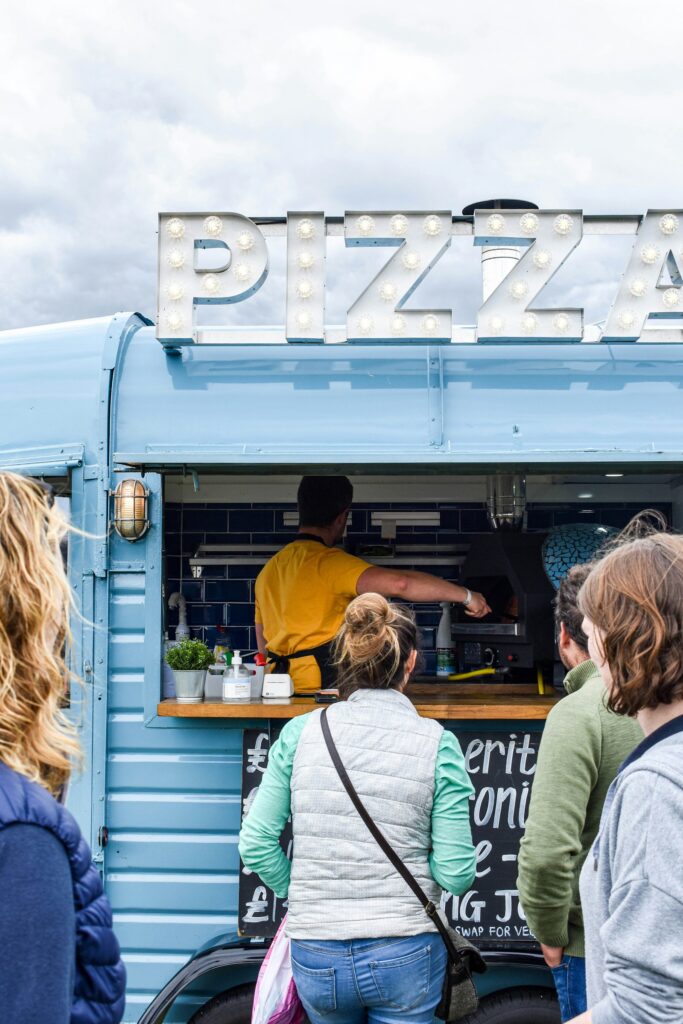 Outdoor food gathering — illustrative photograph