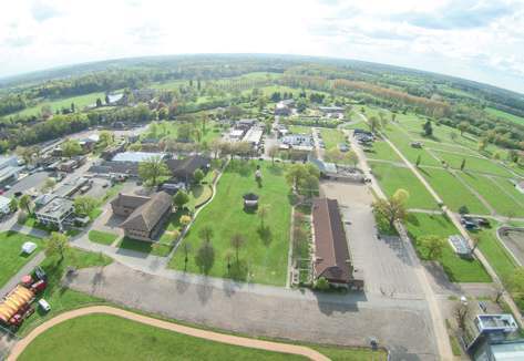 Aerial photograph of Stoneleigh Park from the venue brochure